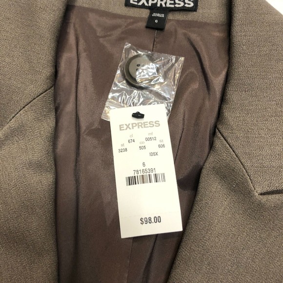 Express Brown Blazer - Picture 6 of 15